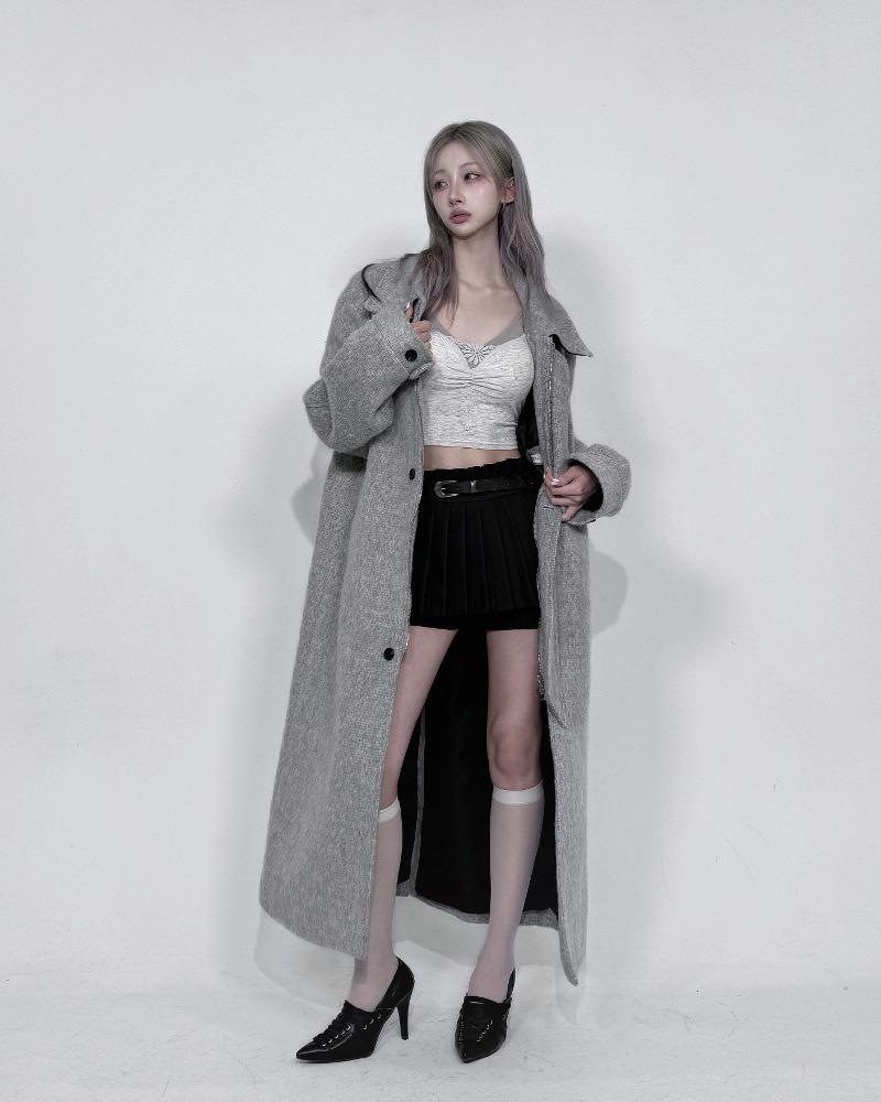 [남녀공용] Mohair wool overcoat