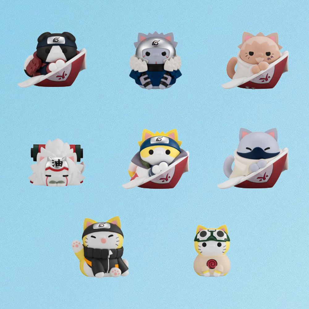(24년 6월 발매) 메가하우스 MEGA CAT PROJECT 냐루토 사제, 인연편 / 나루토 질풍전 [1BOX, 8개 구성]