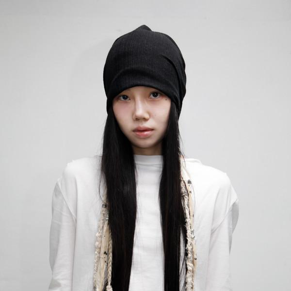 [HANDMADE] BRAIDED HAIR KEYRING BEANIE, BLACK