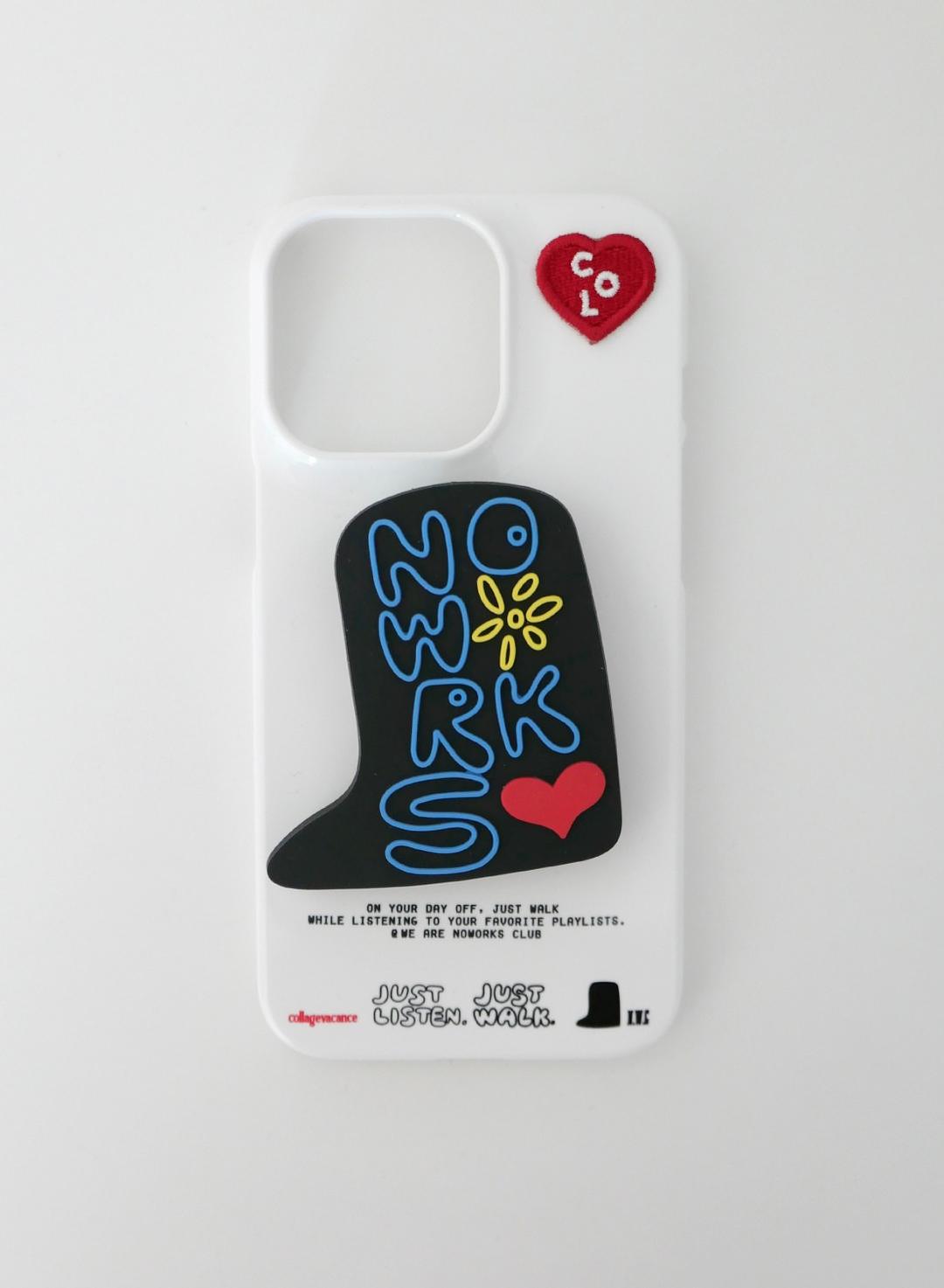 No Works Club* Heart Wappen Point Phonecase (3type)