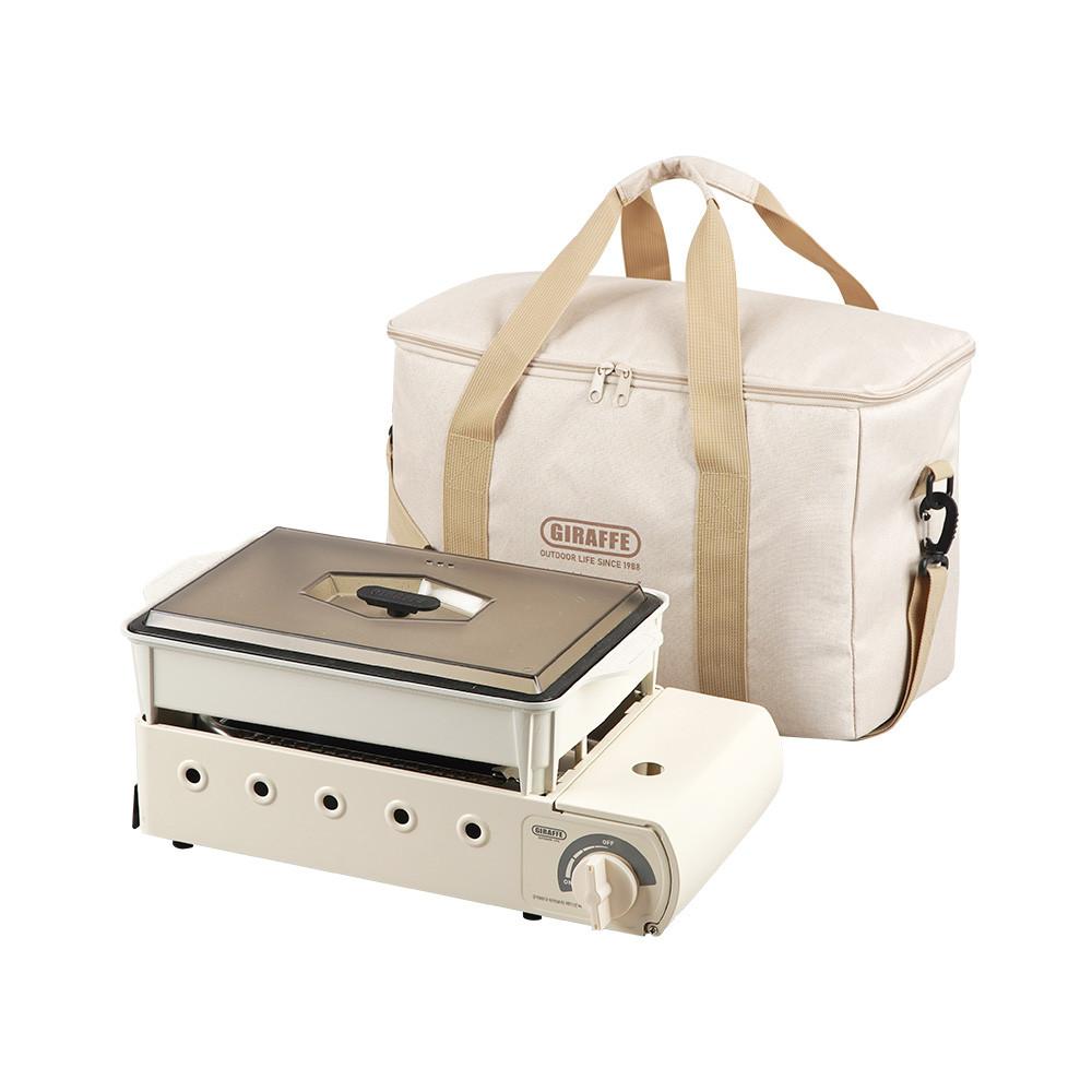 지라프 구이바다 세라믹 아이보리에디션 M 2-3인용 바베큐그릴 전골팬