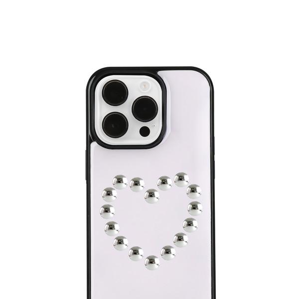 HEART STUD (PINK)
