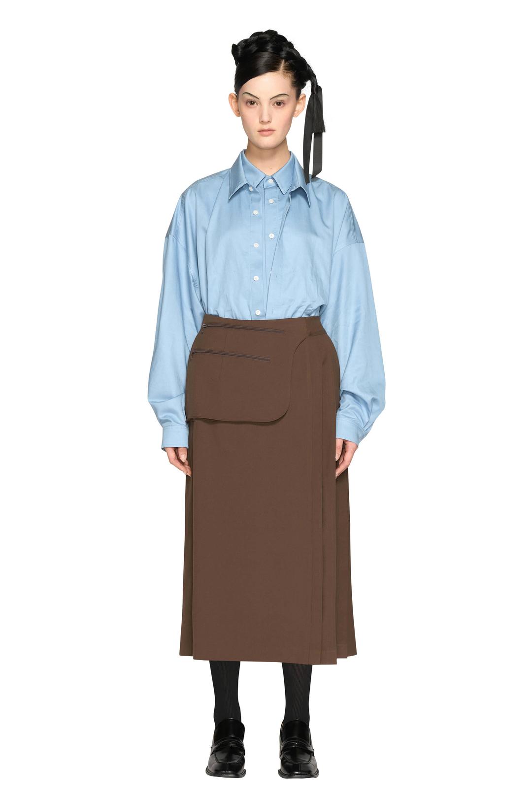 BLUE DOUBLE LAYER SHIRT