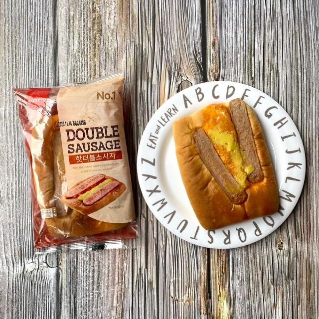 삼립 간편빵 핫더블소시지