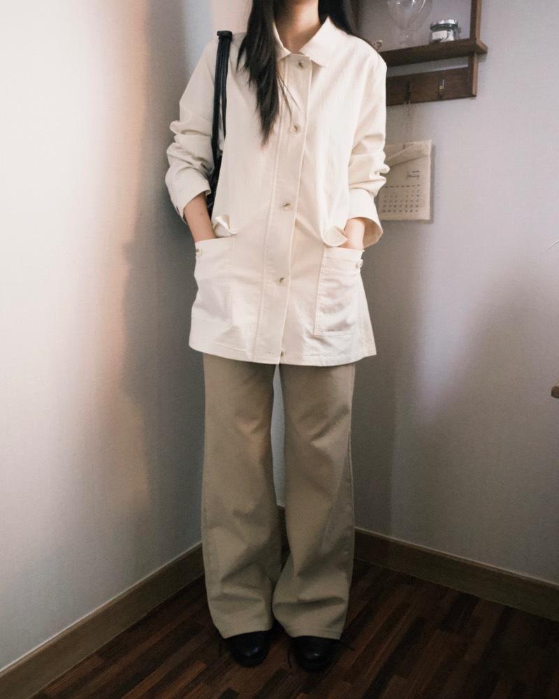 spring half jacket (ivory)