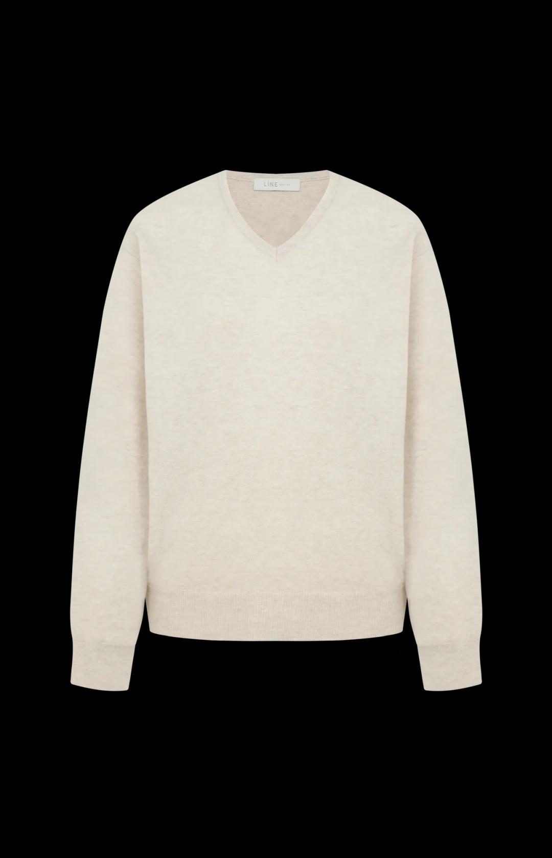 리보 브이넥 니트