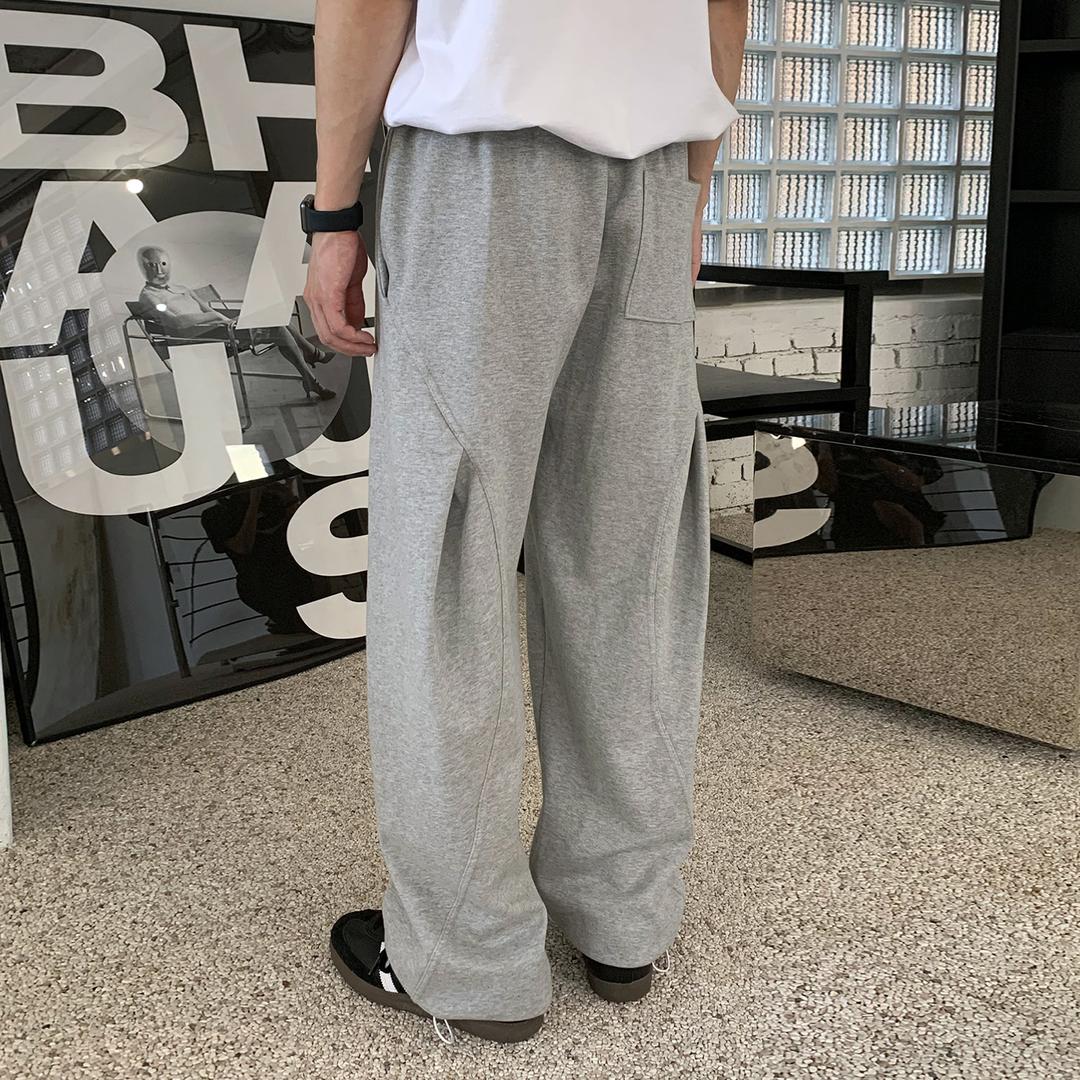 커브드 백-인시전 트레이닝 팬츠 (4color)