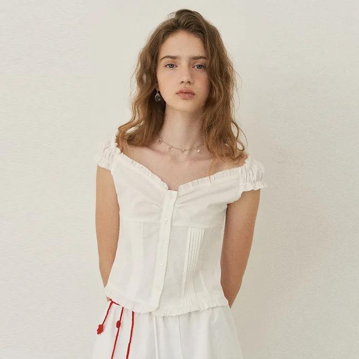 Bonnie Pegoding Blouse - Ivory
