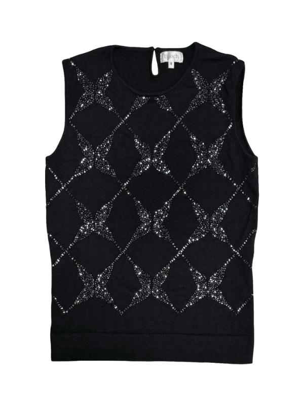 Beads knit top