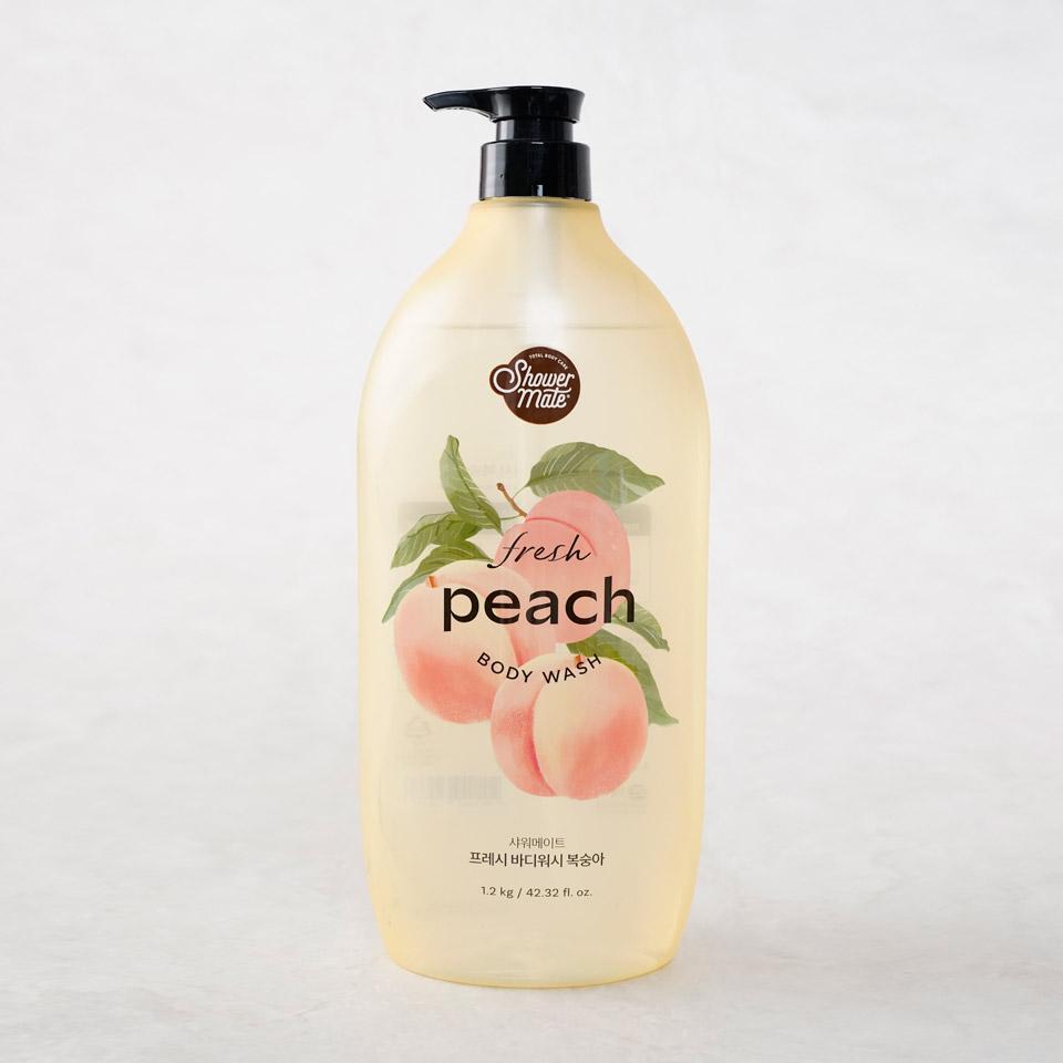 애경 샤워메이트 바디워시 내츄럴 복숭아 1.2kg
