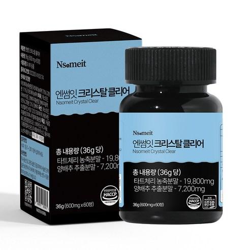 엔썸잇 크리스탈 클리어 요산 타트체리, 60정, 1개