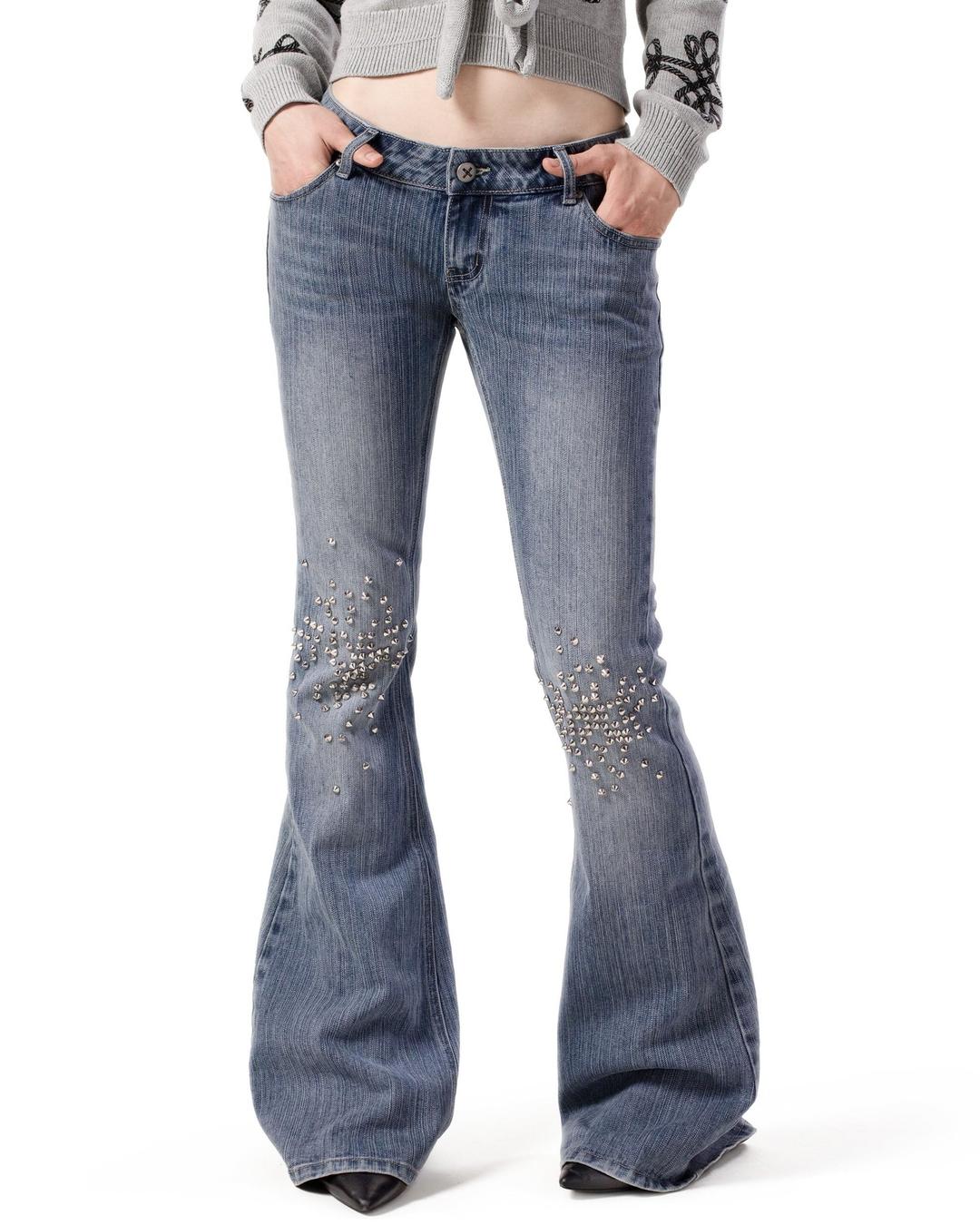 Spike Flared Denim - S