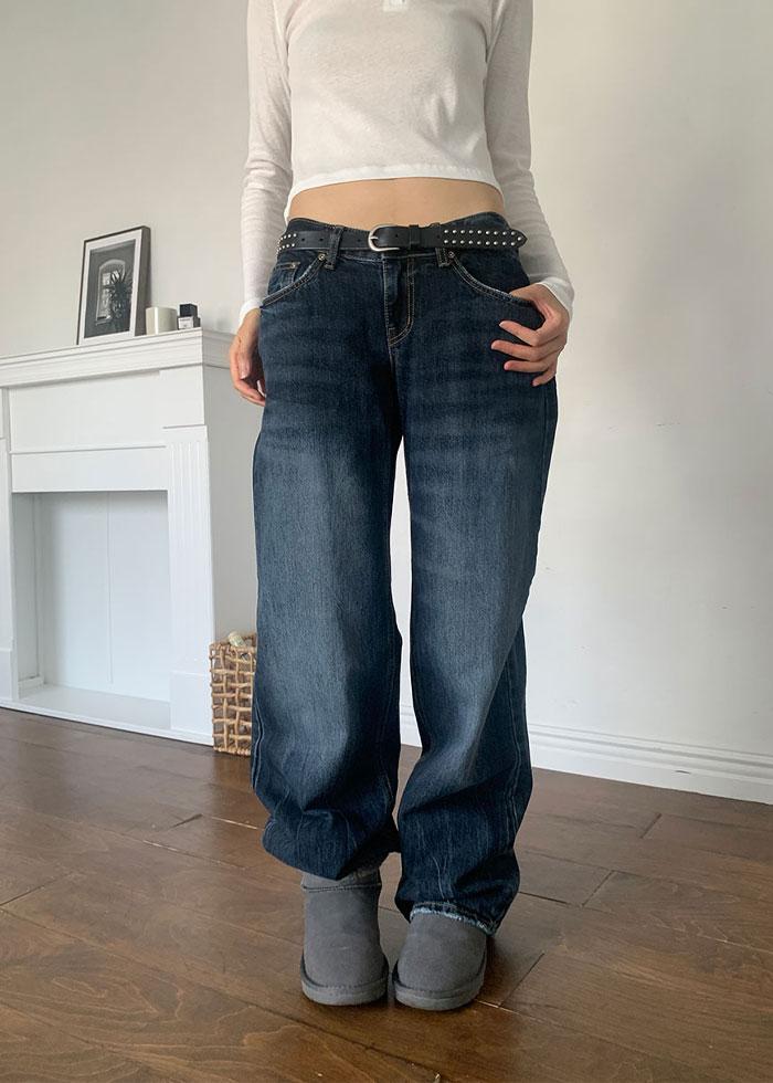 LOW DEEP STRAIGH DENIM (S-L)