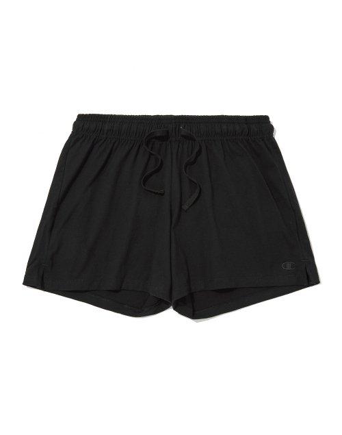 [US][친환경] 여성 5부 코튼 저지 팬츠 (BLACK) CKPA3E067BK