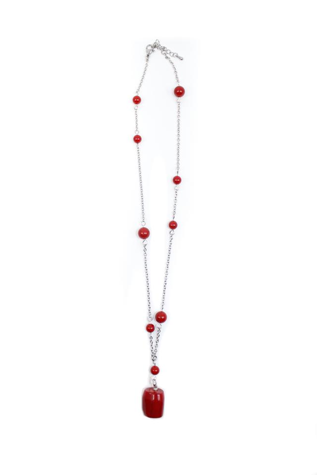 柳綠花紅 산수유 necklace