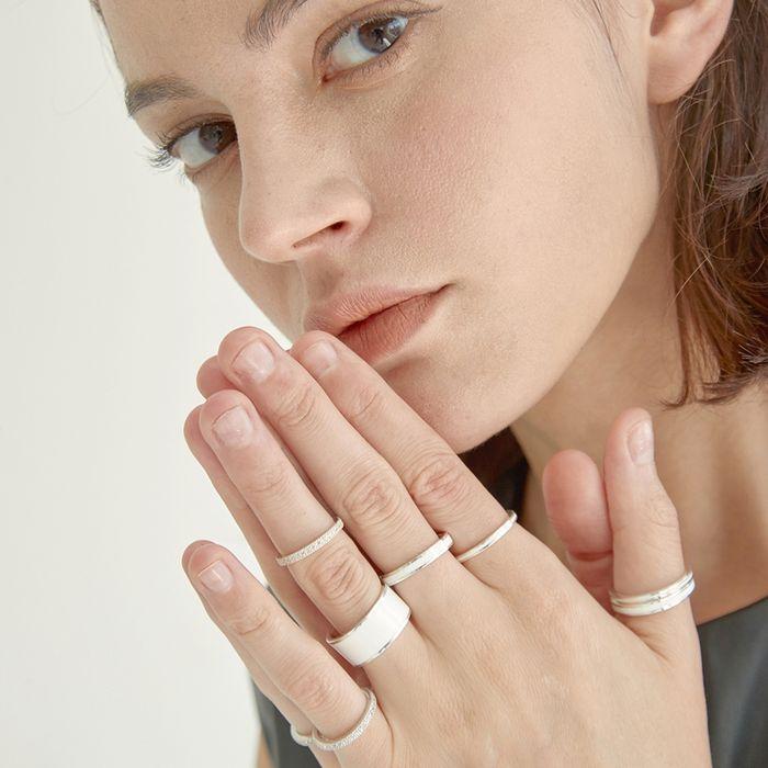 레이어드 에폭시 반지