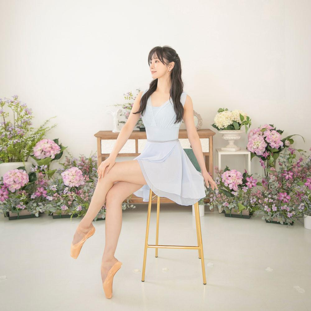 일레르 Iris 레오타드/ 클리어스카이 성인발레복
