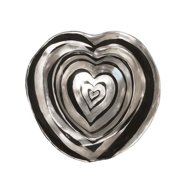 Heart dish (silver)