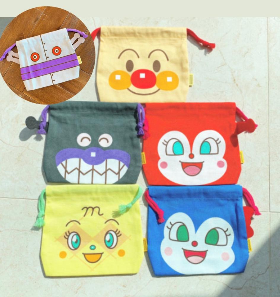 (재입고)날아라 호빵맨 조리개 파우치/세균맨 짤랑이 딸랑이 메론빵맨 캐릭터 복조리 파우치