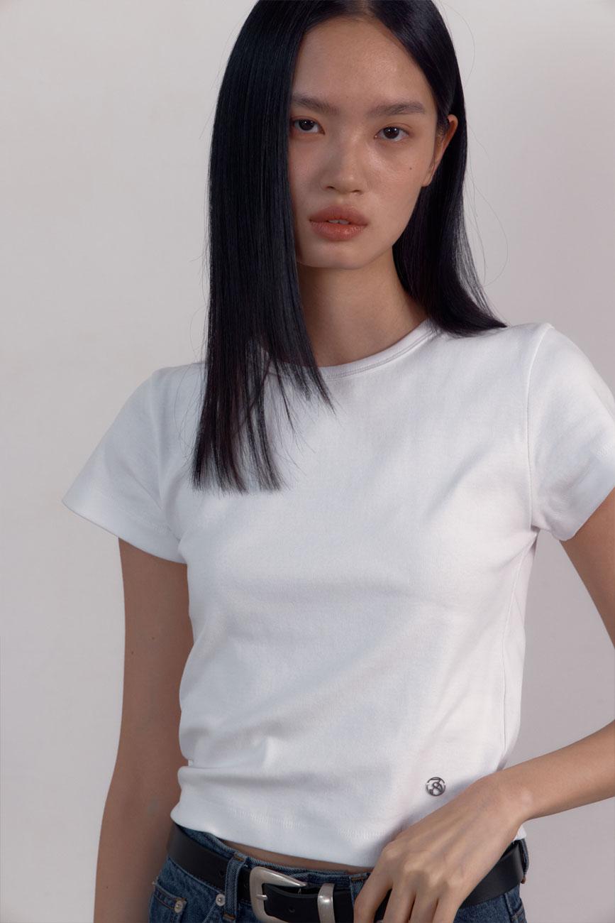 [11차] Symbol Slim 90s T-Shirts (White)