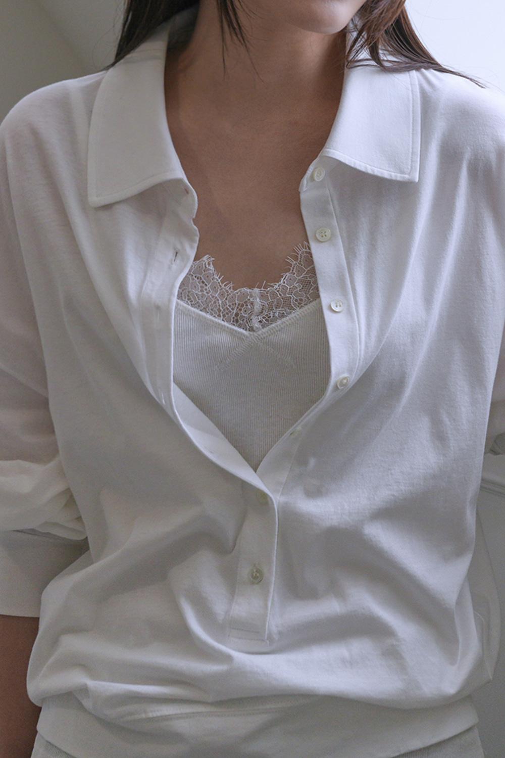 Lace Sleeveless Top_Ivory