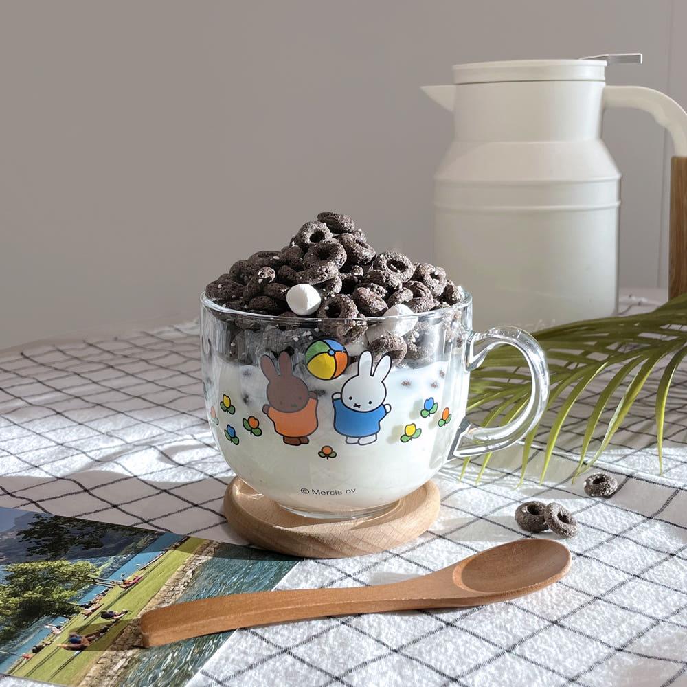 [미피] 얌얌 내열강화유리 시리얼볼 470ml