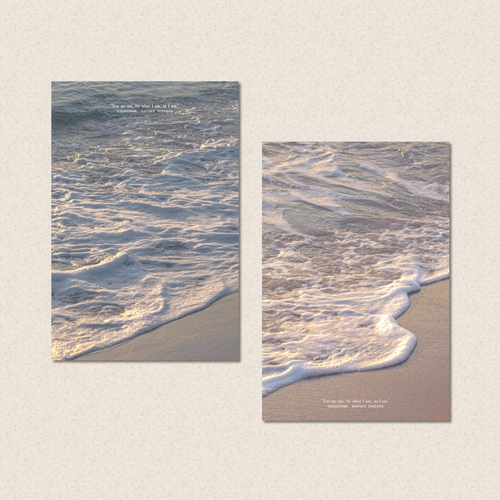 물의 형태 엽서 2종