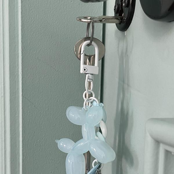 [ORDER MADE] Twinky key ring (Skyblue)