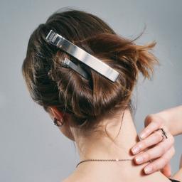 no.353 hair pin 2set XXL silver