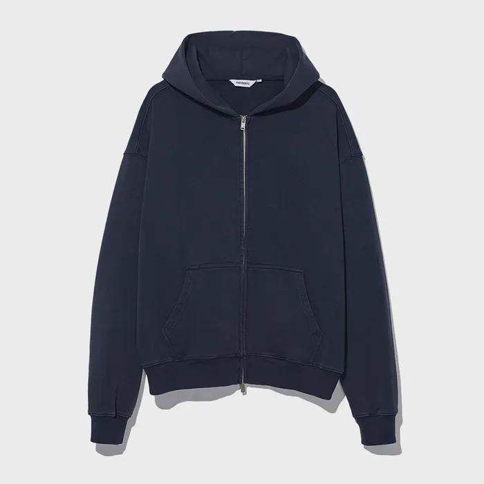 VTG Faded Hood Zip-up Navy