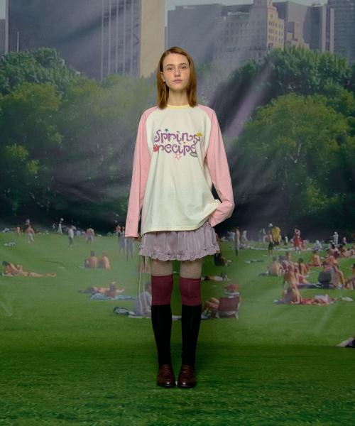 Spring Recipe T-Shirt (Funk ver.- Cream Pink)