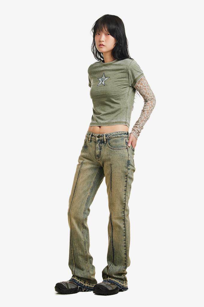 FLARE DENIM PANT