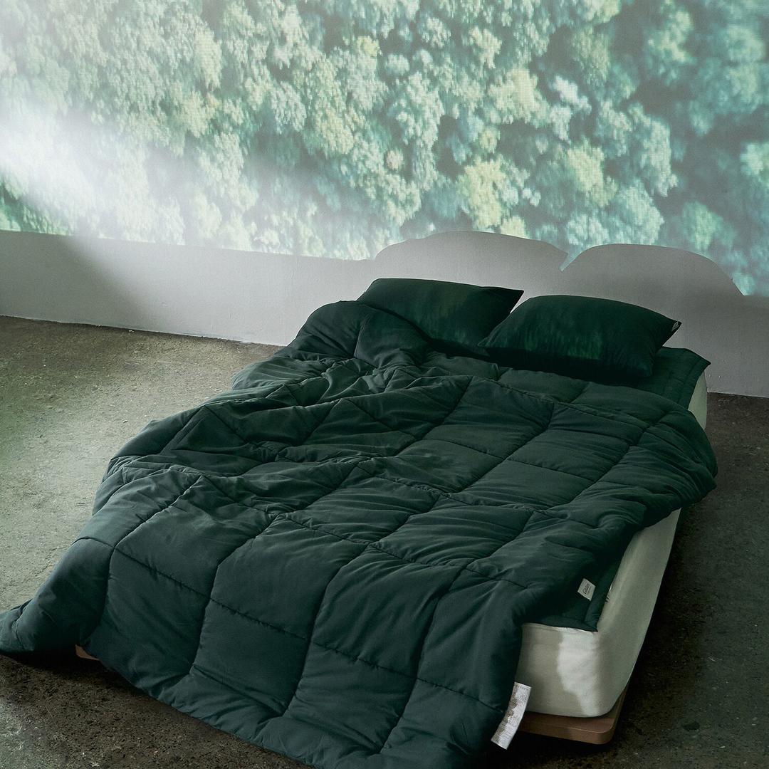 깃든 몽그리 먼지 없는 사계절 차렵이불 그린 SS