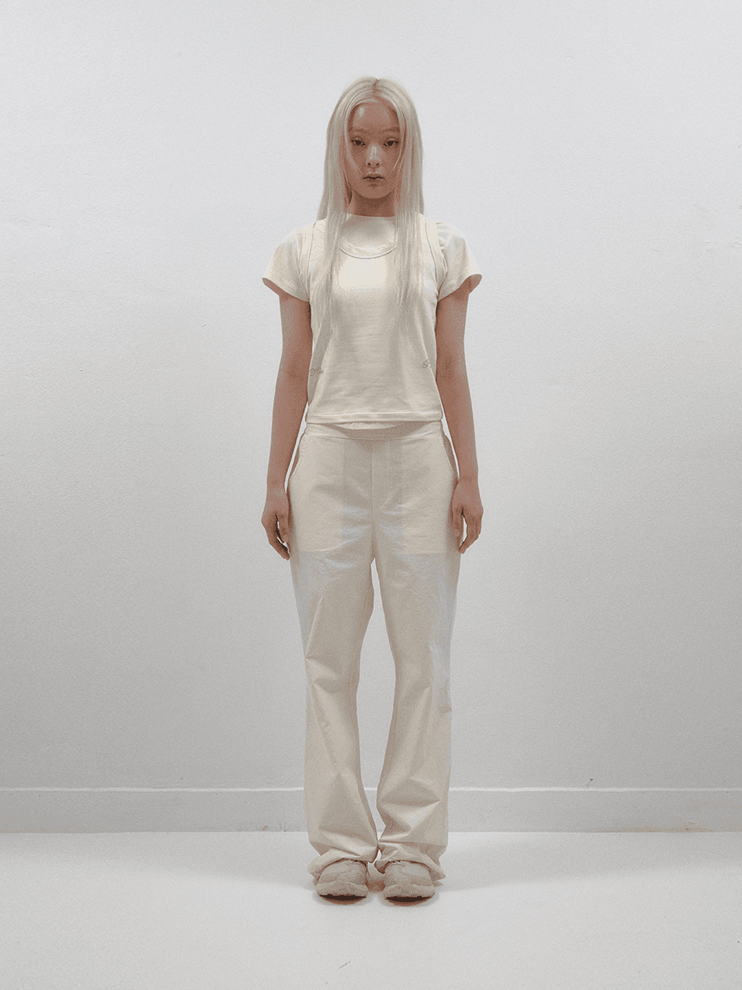 PORI CUBIC SUMMER  PANTS - LEMON