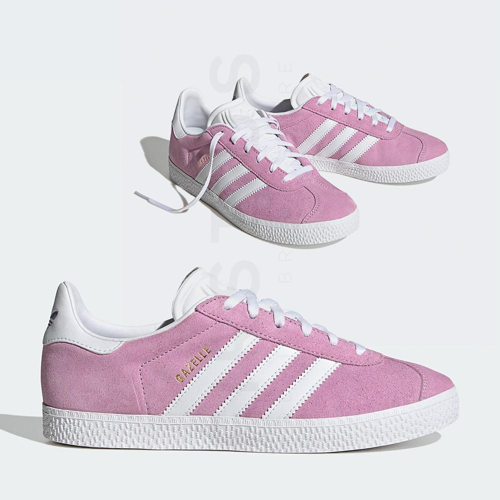 아디다스 가젤 스니커즈 GS 빈티지 스웨이드 HP2897 라일락 핑크