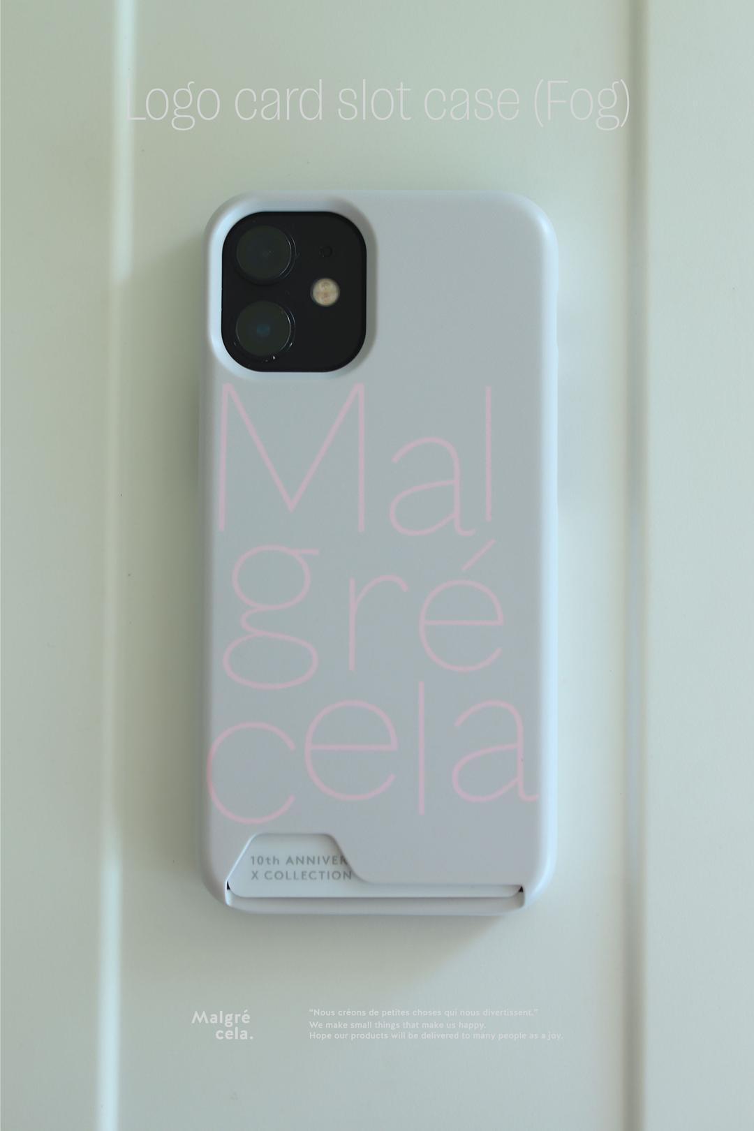 [Order made] Logo card slot case (Fog)
