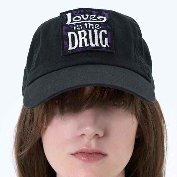 SAFDIE 'LOVE IS THE DRUG' VINTAGE CAP BLACK