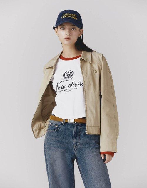 374511 여 카라 봄버 자켓_2color