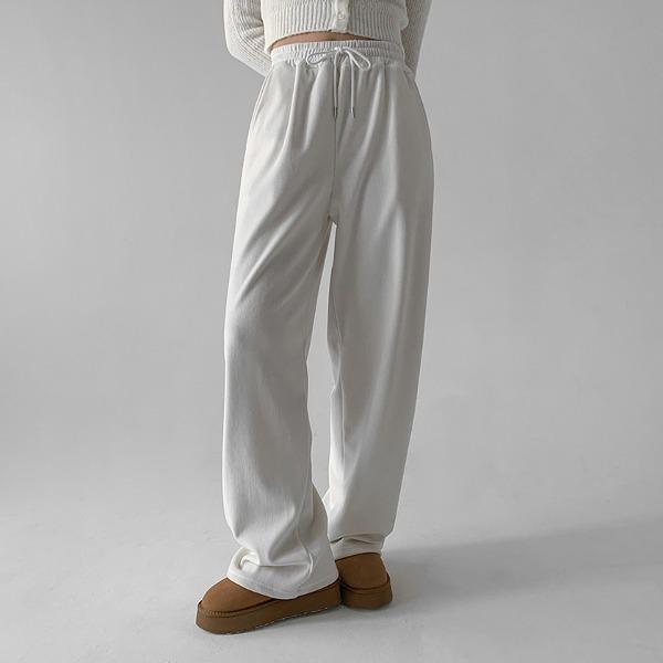 [174]키큰여자바지vol.462*융기모벨벳와이드밴딩팬츠