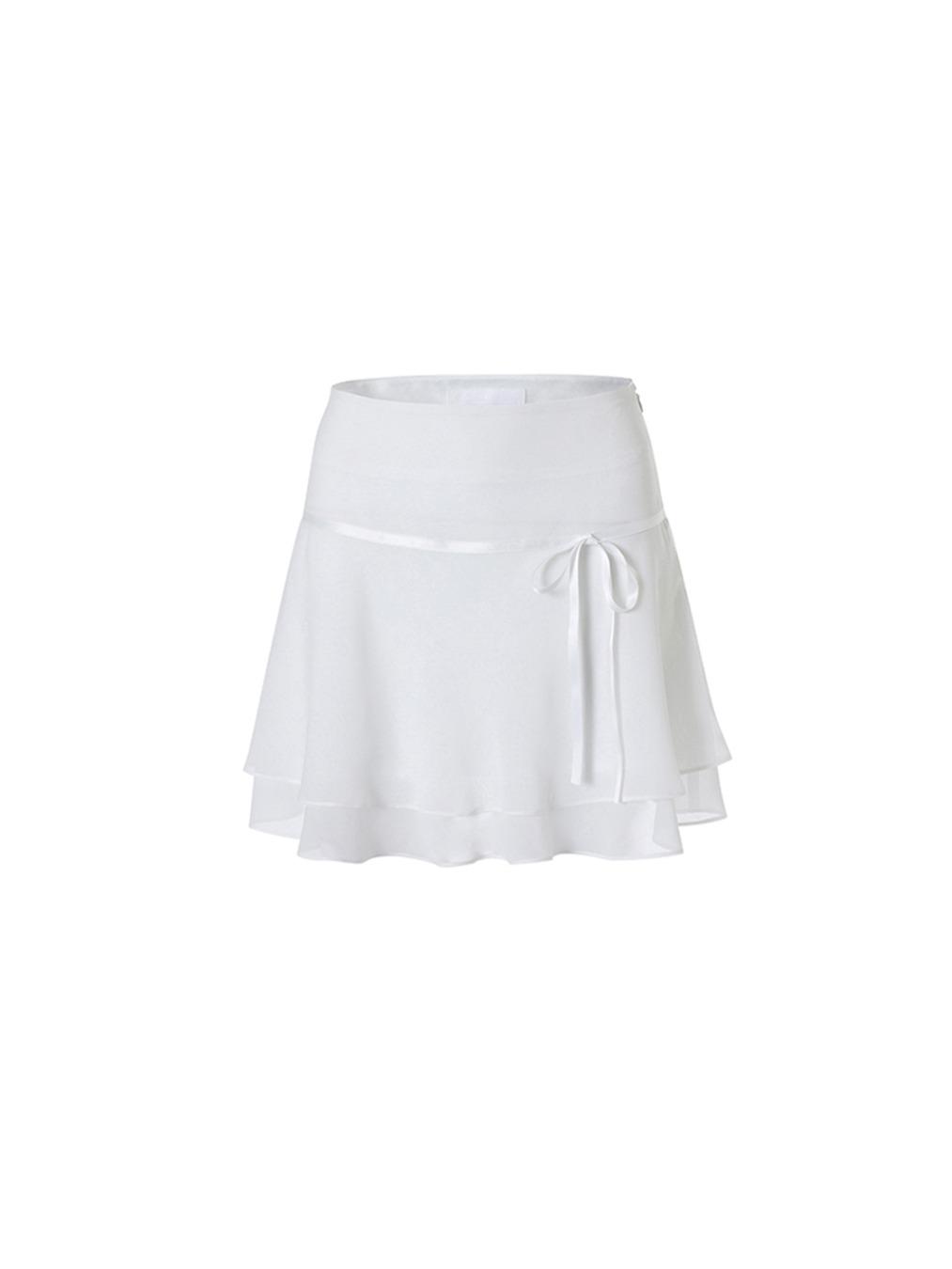 [6차 리오더]Rei skirt (White)