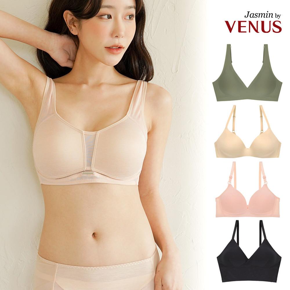 비너스 메쉬 인견 노와이어 브라 편한 심리스 무봉제 브라탑