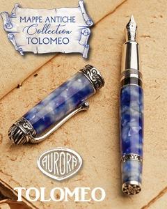 오로라 고대지도 시리즈 톨로메오 만년필 한정판(946-RT) Tolomeo