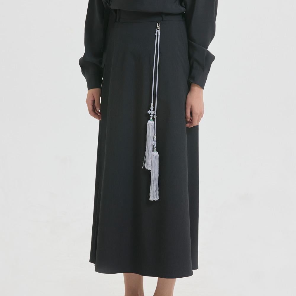 단매듭 술띠 노리개 [그레이]