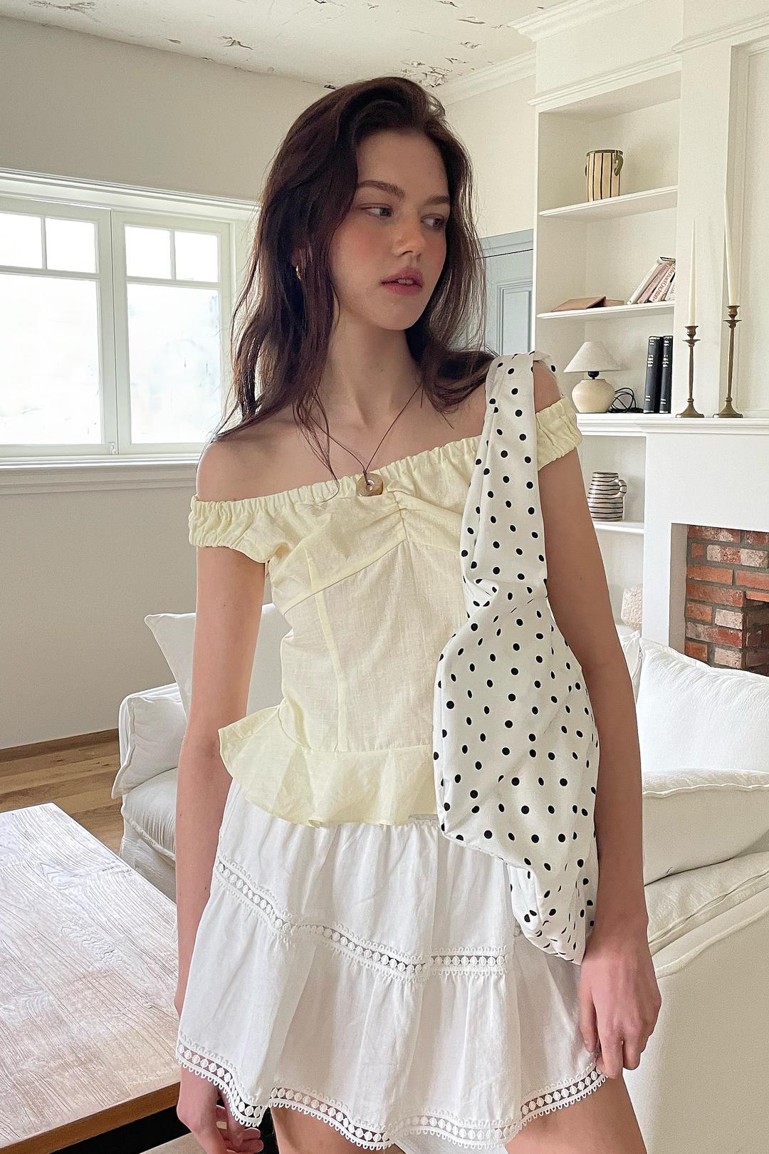 Sunday Sleeveless Top (yellow)