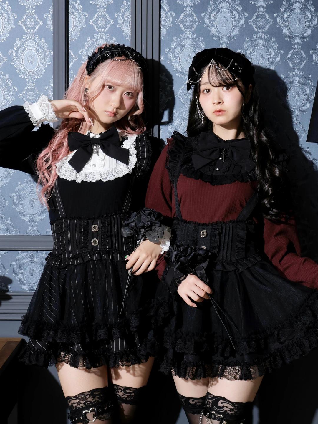 ゴシックローズヨークリボンカットソー