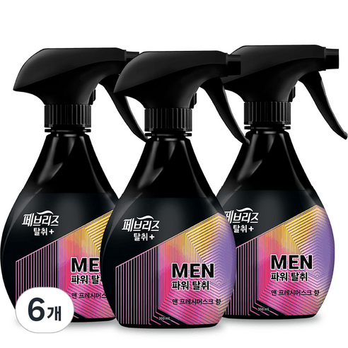 페브리즈 섬유탈취제 포맨 프레시머스크, 360ml, 6개 - 섬유탈취제 | 쿠팡