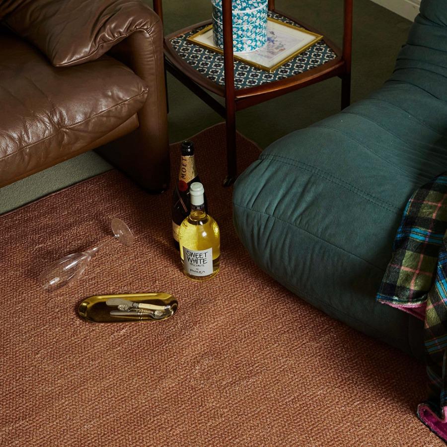 OR 모아레 러그 오렌지브릭 4Sizes