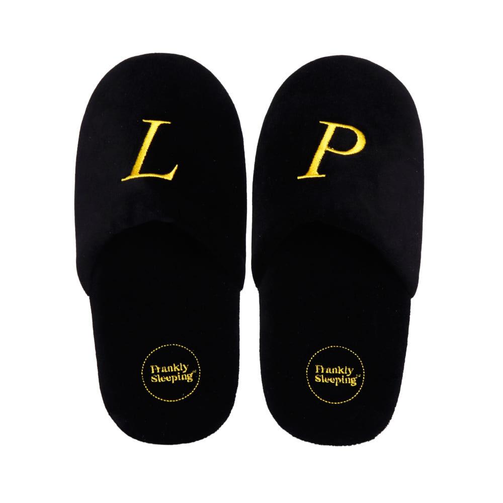 [FRANKLY!] 프랭클리 룸슬리퍼 Washable Unisex Home Office Shoes - 블랙