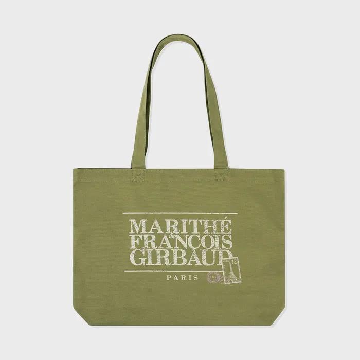 CLASSIC LOGO STAMP ECO BAG olive