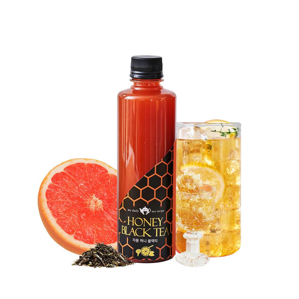 무설탕 다즐링 홍차 자몽 허니 블랙티 1병 자허블 아이스티 티 원액 액상 400ml
